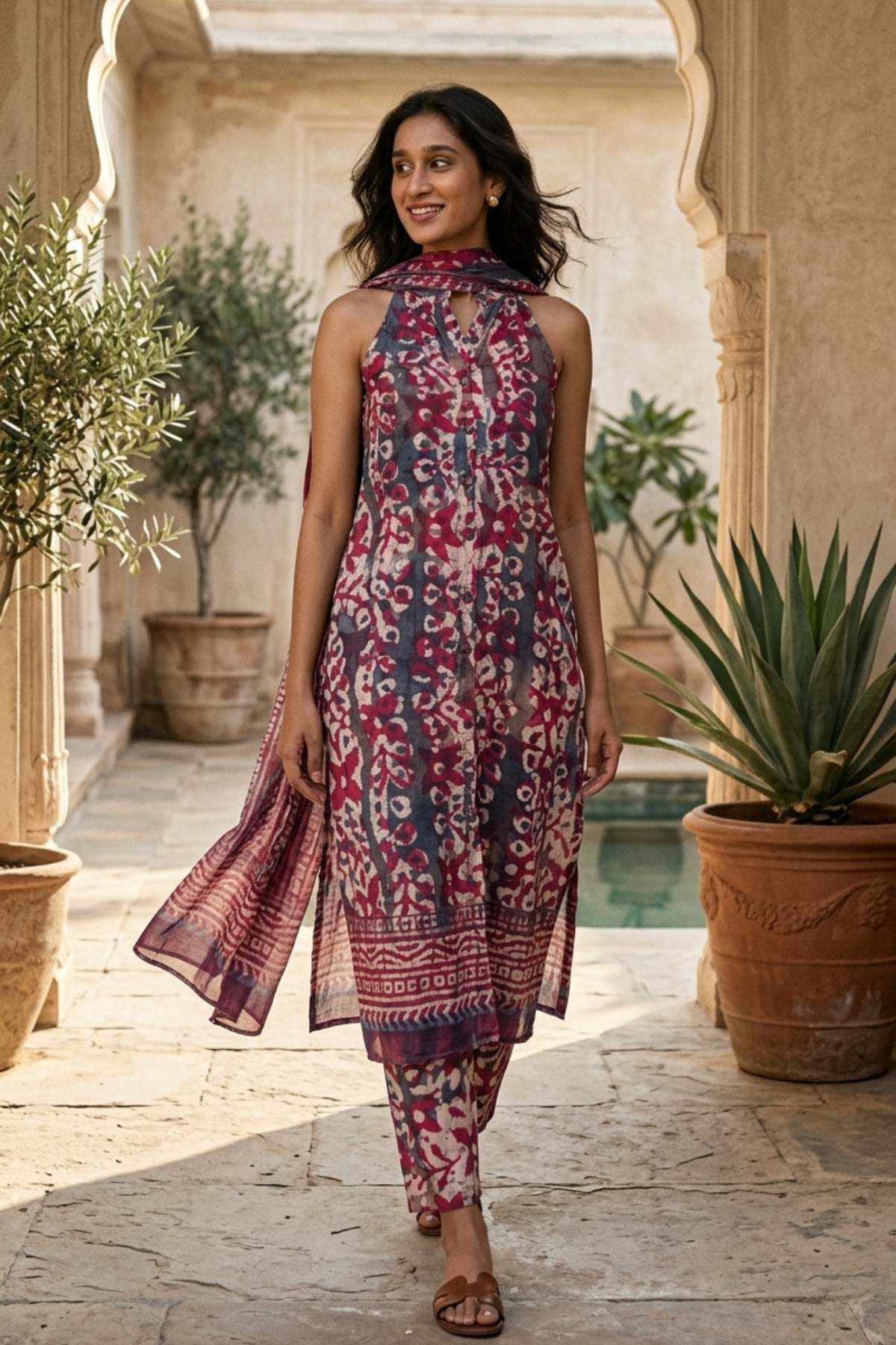 Batik & Tie Dye's Love Child – styled look | handcrafted batik ethnic wear for women | Shades of You