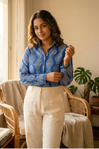 Sky Rhythm Modal Shirt