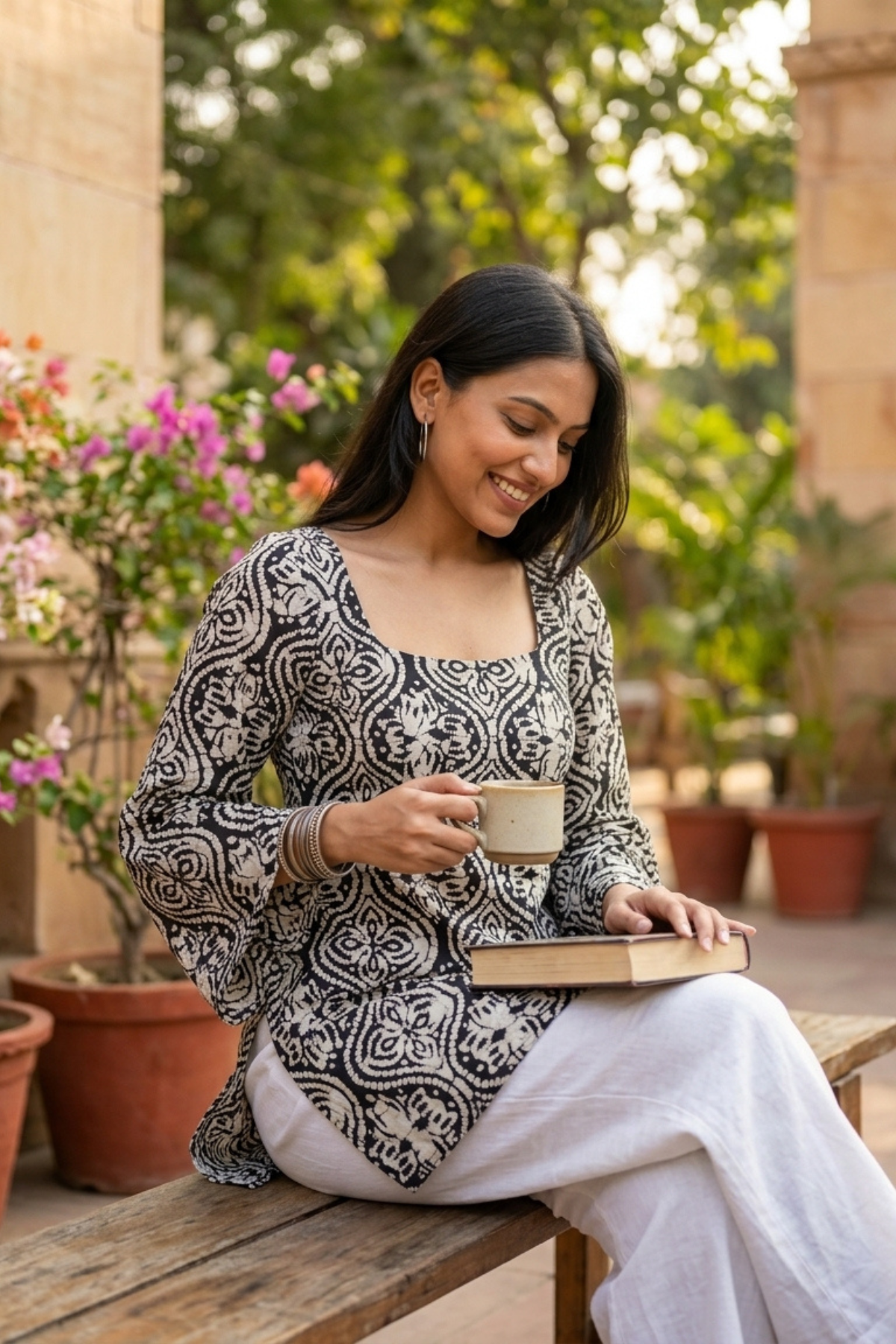 Mosaic Cotton Kurti
