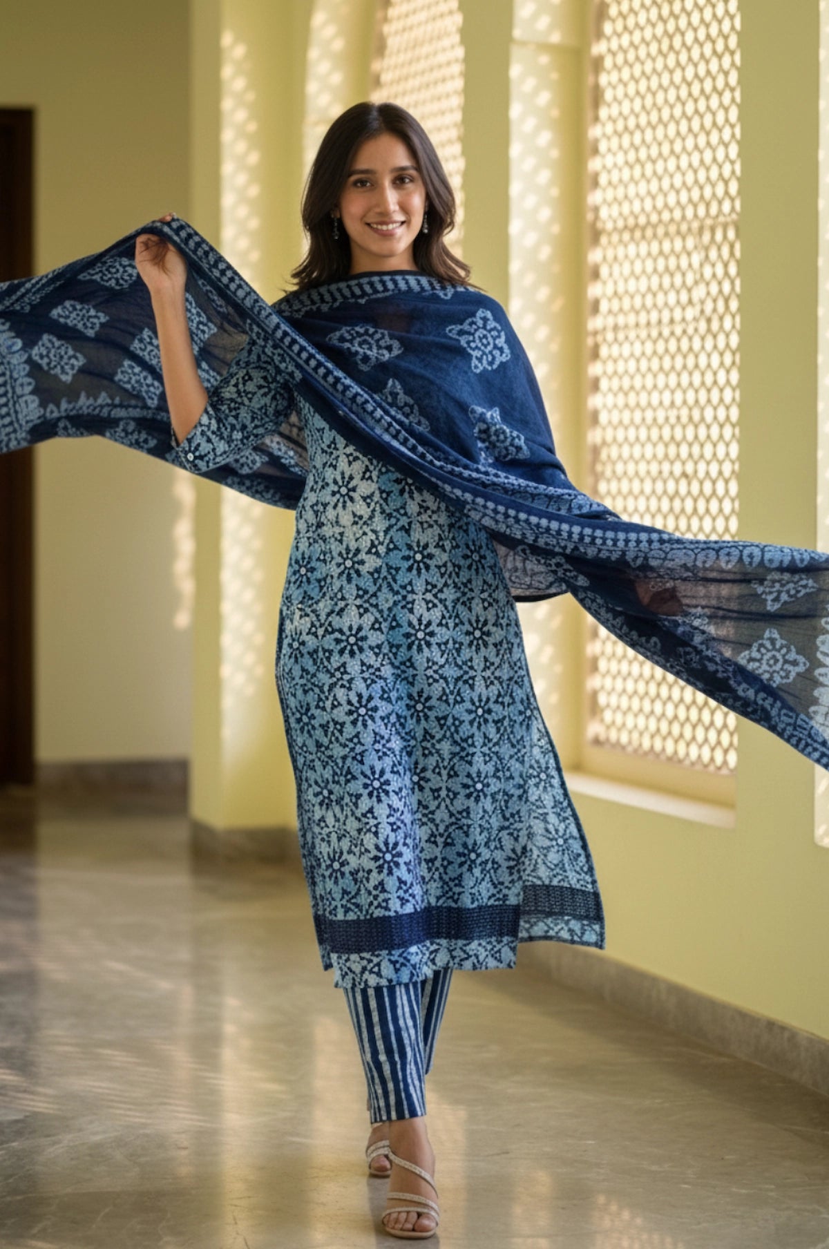 Batik Twilight Sky Suit Set