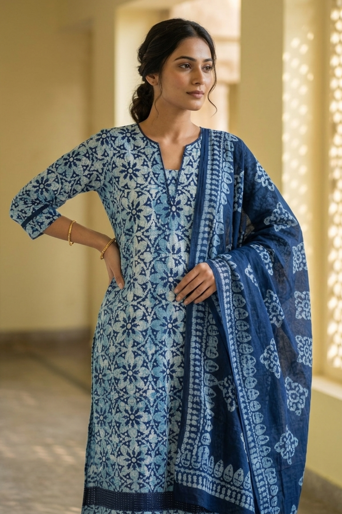 Batik Twilight Sky Suit Set