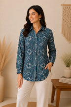 Sky Wave Modal Shirt