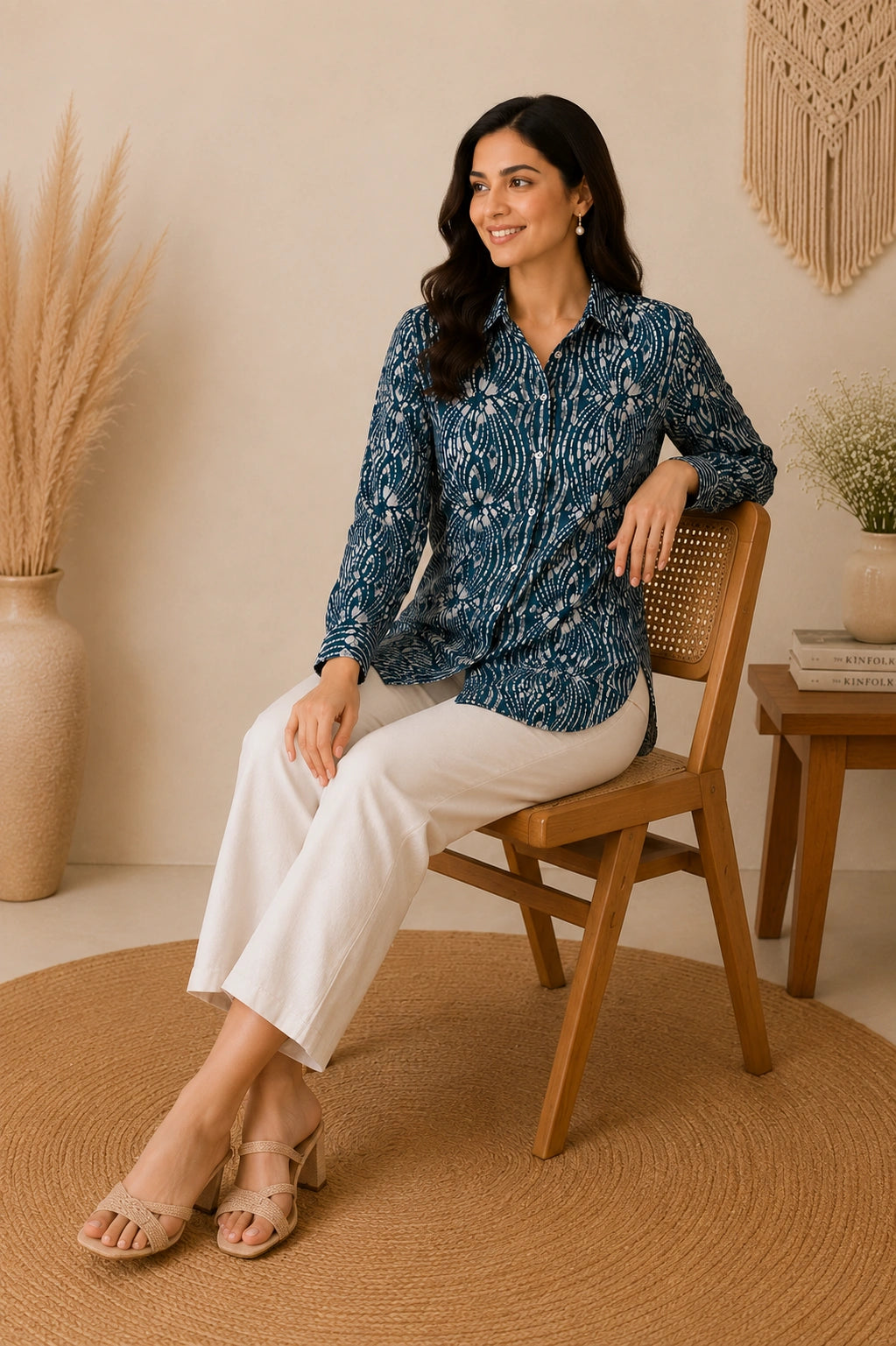 Sky Wave Modal Shirt