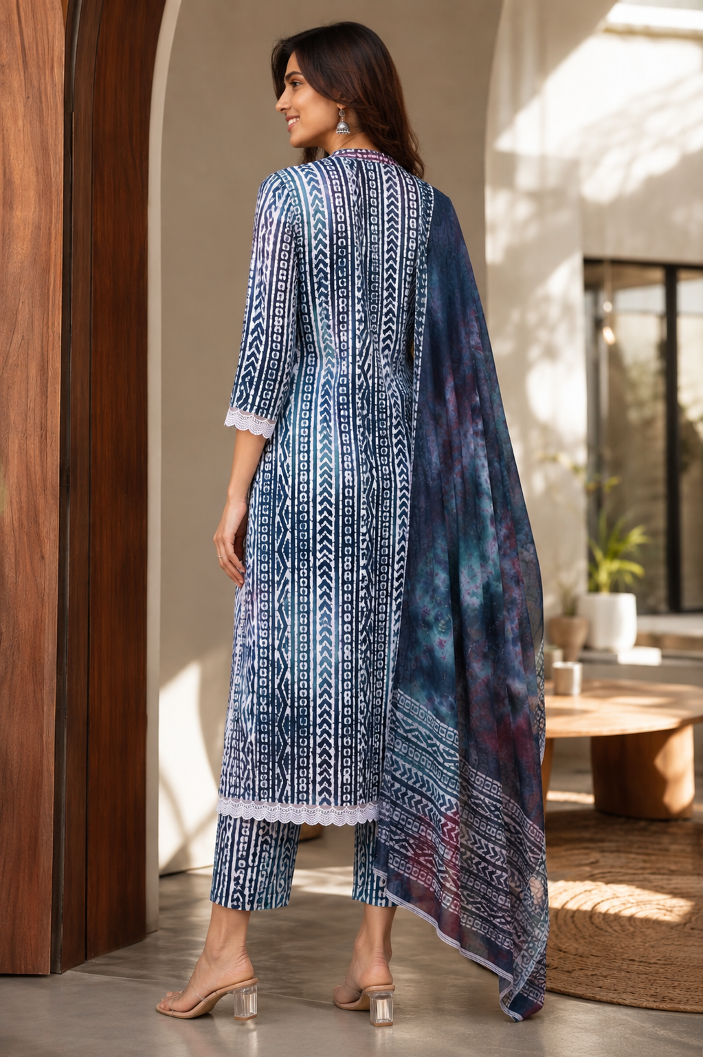 Batik & Tie Dye's Love Child – side view | handcrafted batik ethnic wear for women | Shades of You
