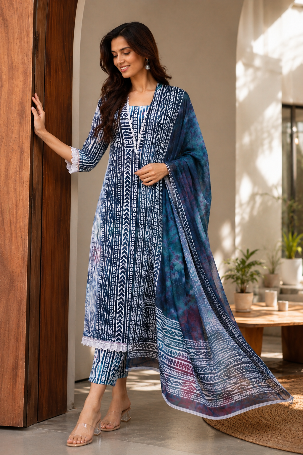 Batik & Tie Dye's Love Child – detail shot | handcrafted batik ethnic wear for women | Shades of You