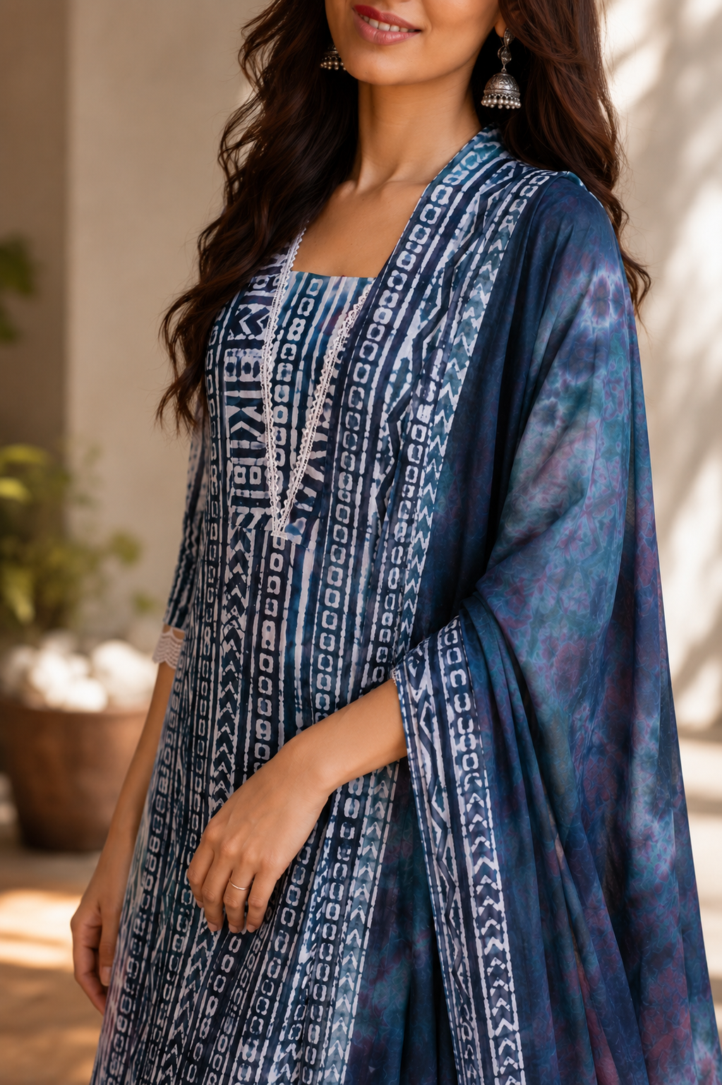Batik & Tie Dye's Love Child – styled look | handcrafted batik ethnic wear for women | Shades of You