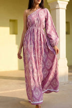 Lavender Moon One-Shoulder Maxi
