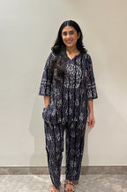 Batik Twilight Co-Ord Set - Black