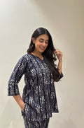 Batik Twilight Co-Ord Set - Black
