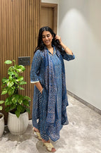 Turquoise Tide Batik Suit Set