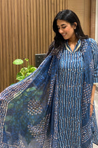 Turquoise Tide Batik Suit Set