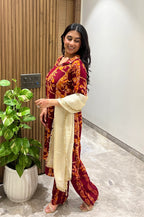 Rustic Rose Batik Suit Set
