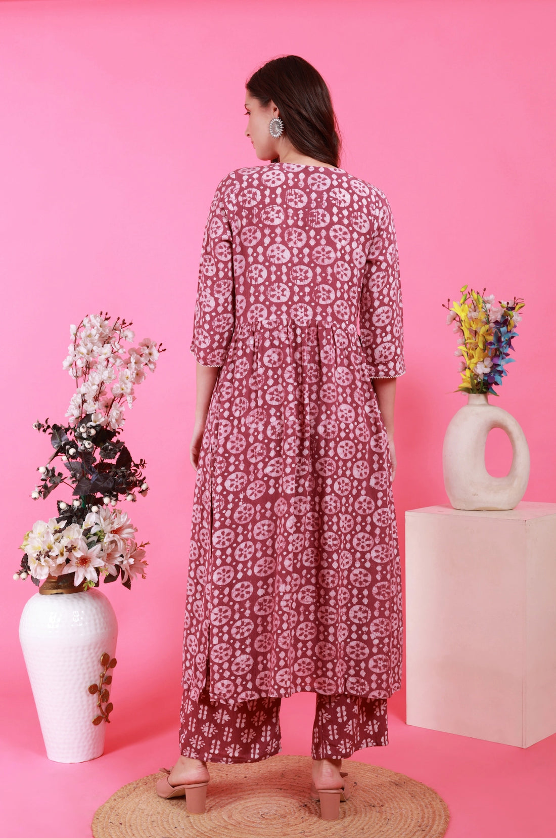 Crushed Batik in Alia’s Anarkali Suit