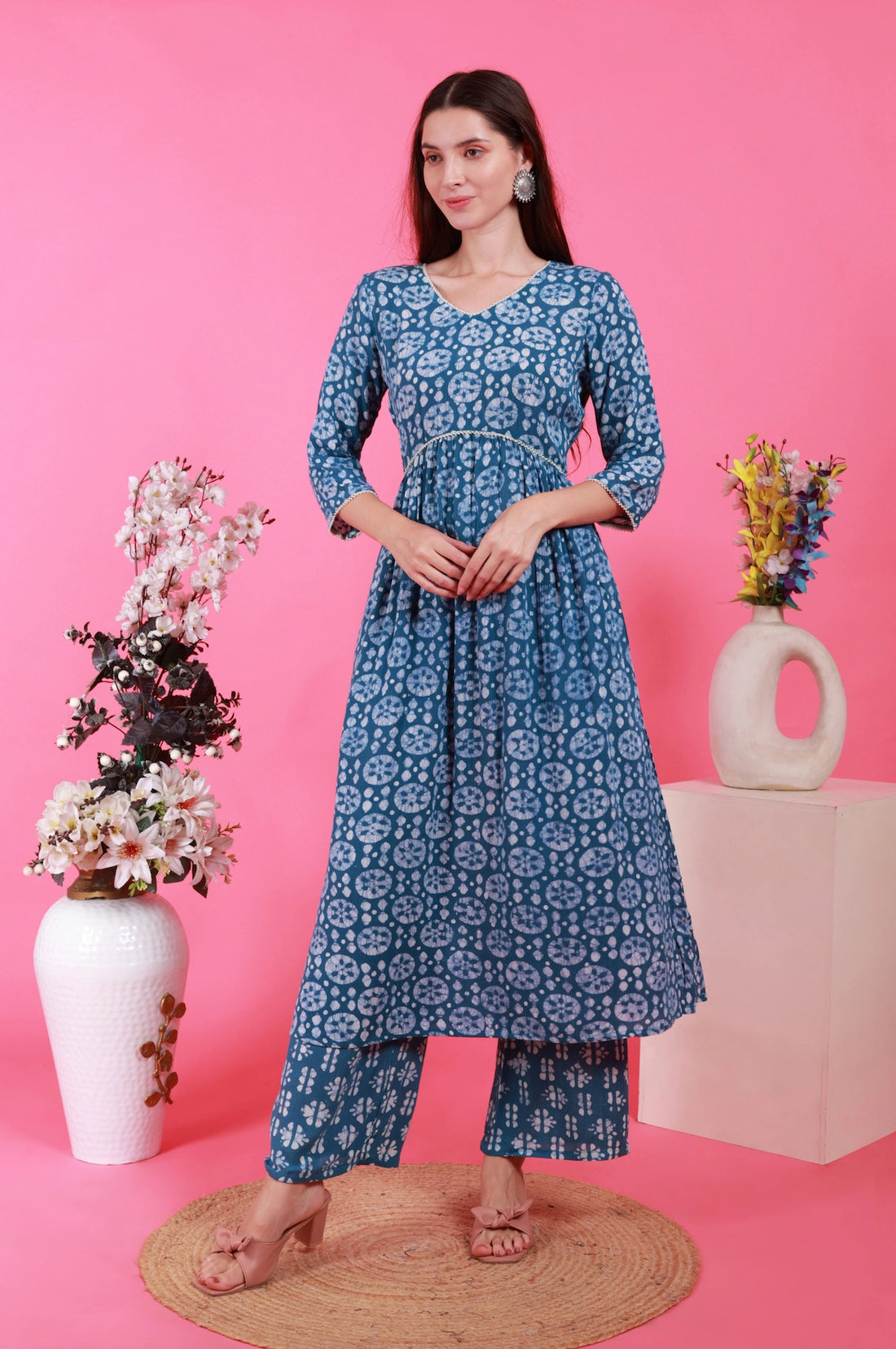 Crushed Batik in Alia’s Anarkali Suit