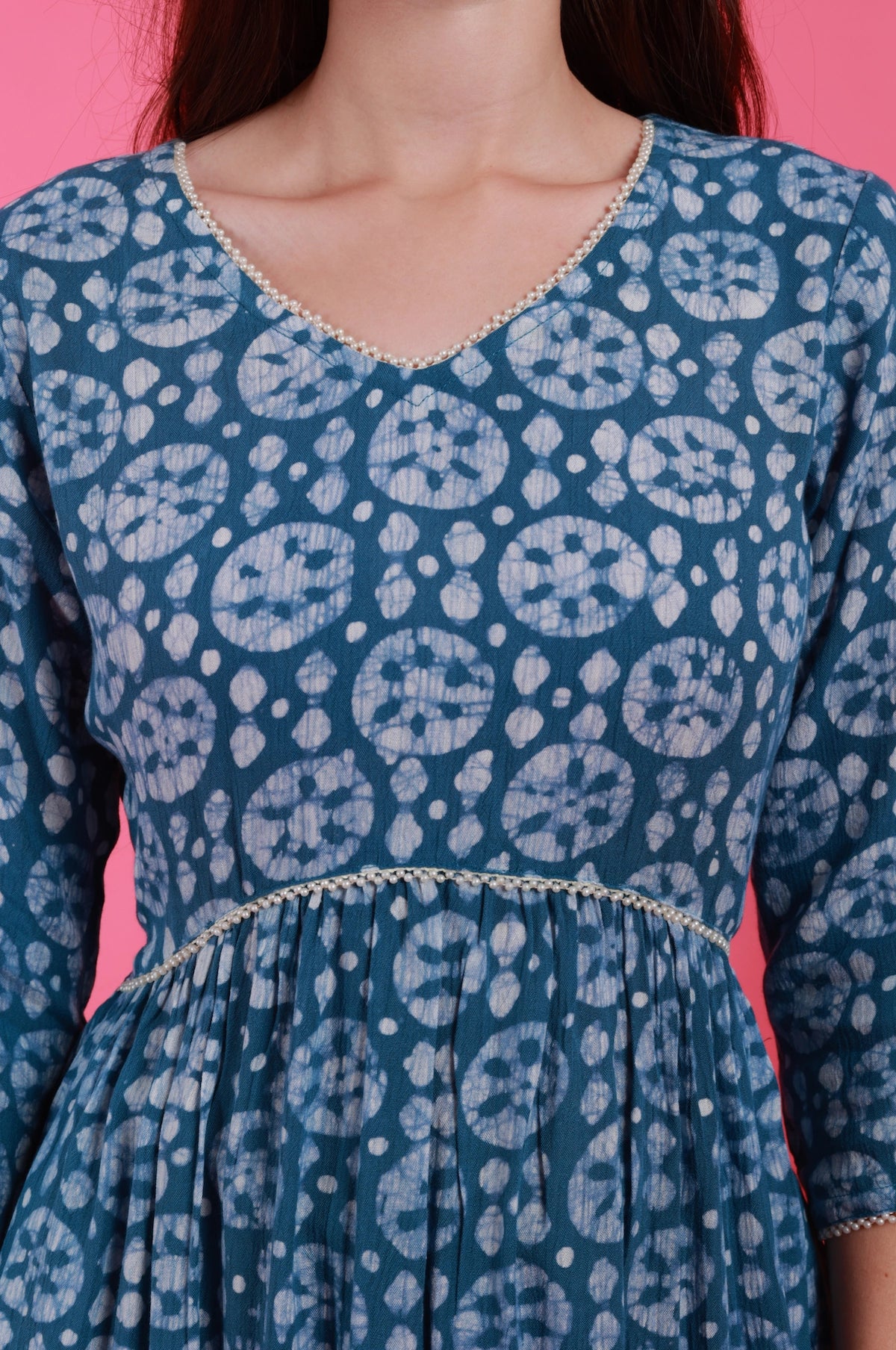 Crushed Batik in Alia’s Anarkali Suit