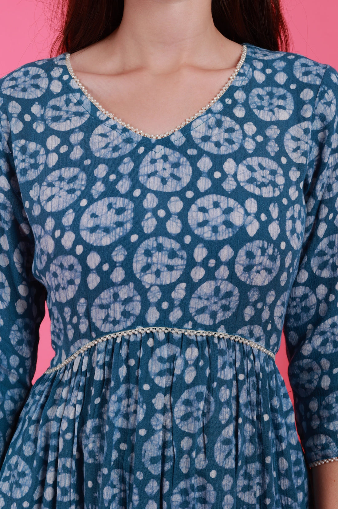 Crushed Batik in Alia’s Anarkali Suit