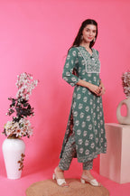 Batik Olive Bloom Set