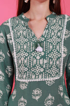 Batik Olive Bloom Set