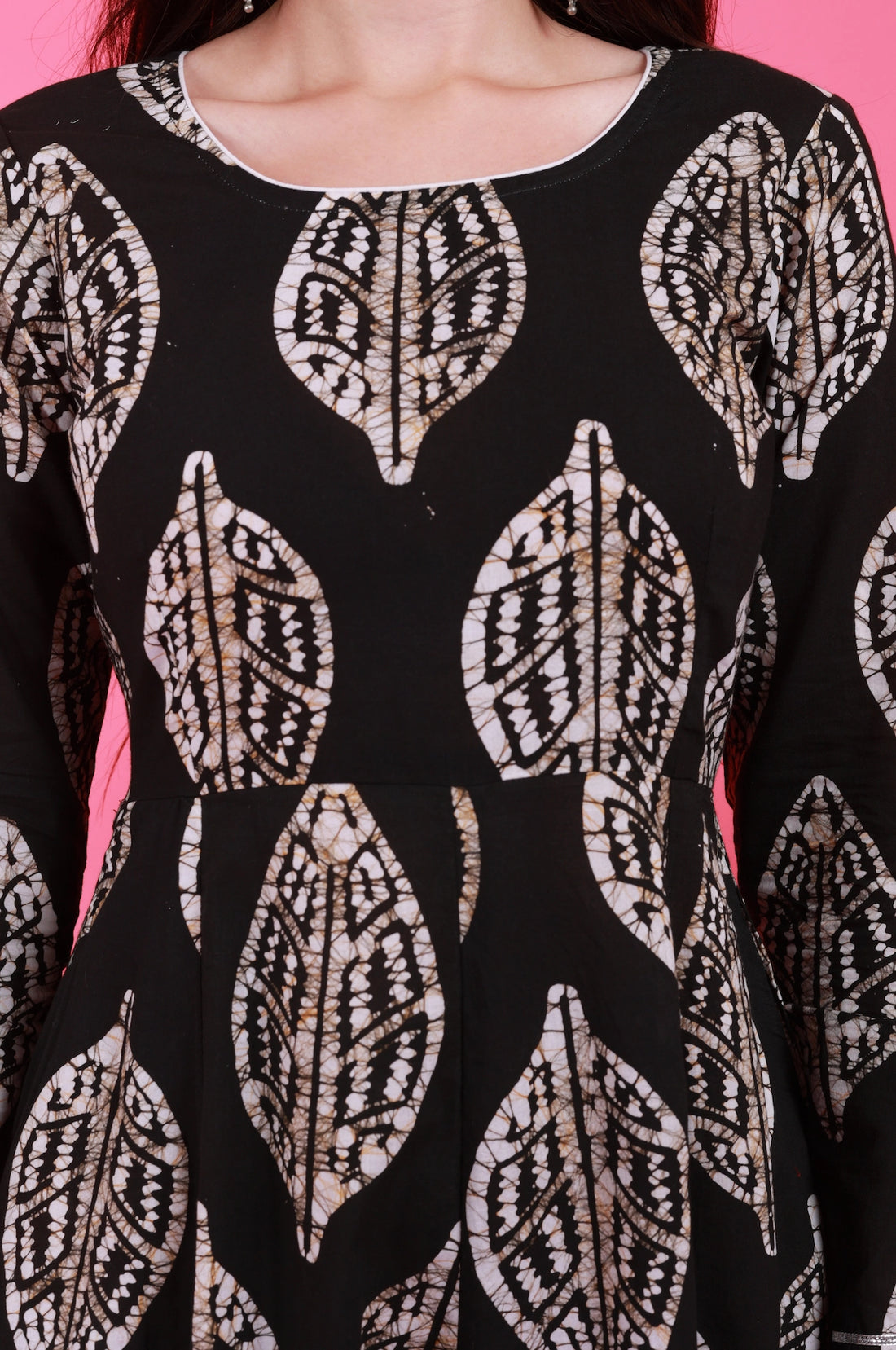 Petal Anarkali Set in Batik