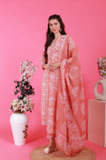 Batik Gota Lurex Suit Set - Rose