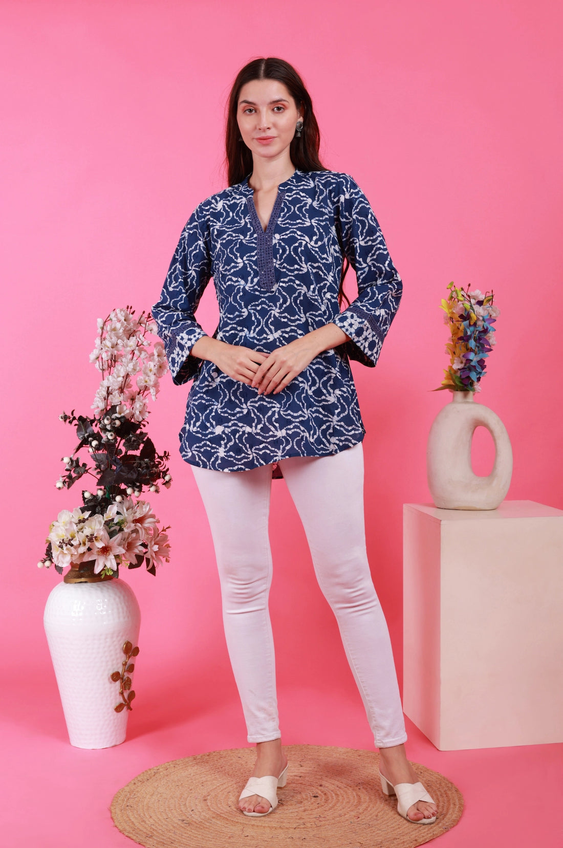 Batik With Dobby Tunic