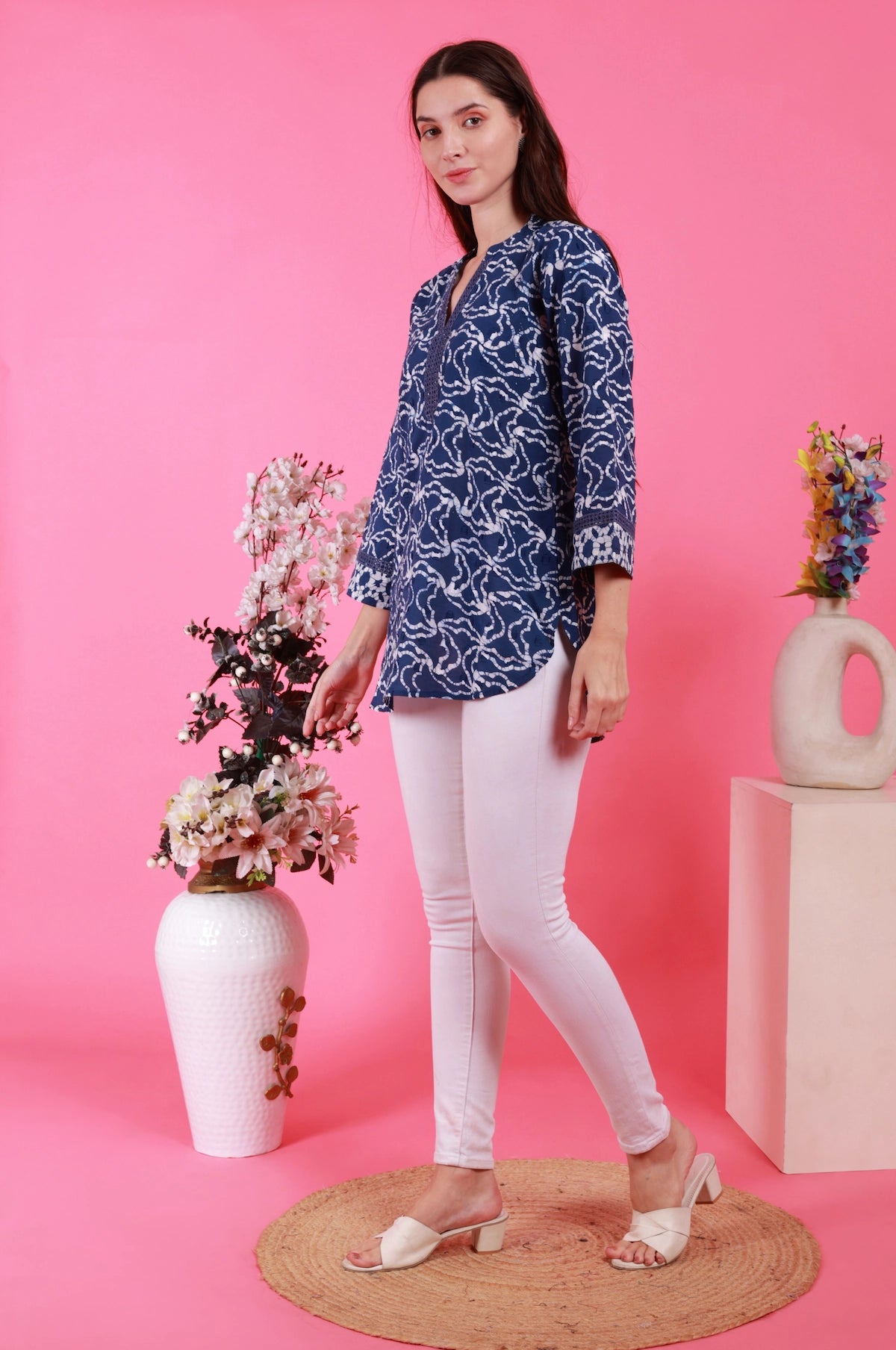 Batik With Dobby Tunic