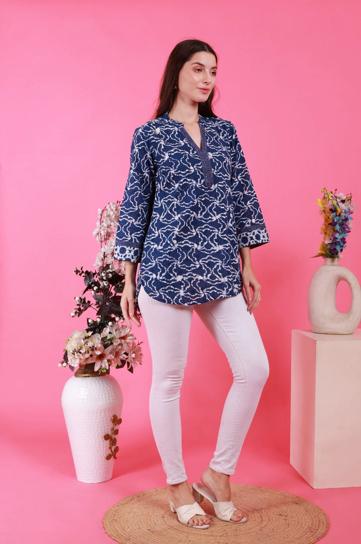 Batik With Dobby Tunic