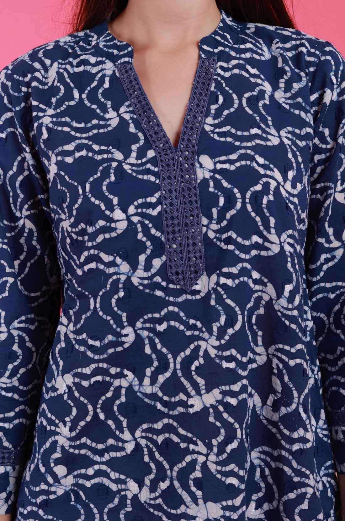 Batik With Dobby Tunic