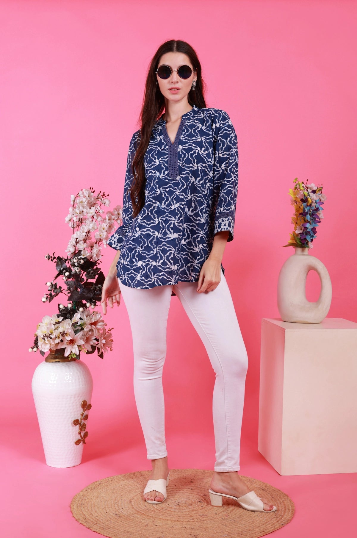 Batik With Dobby Tunic