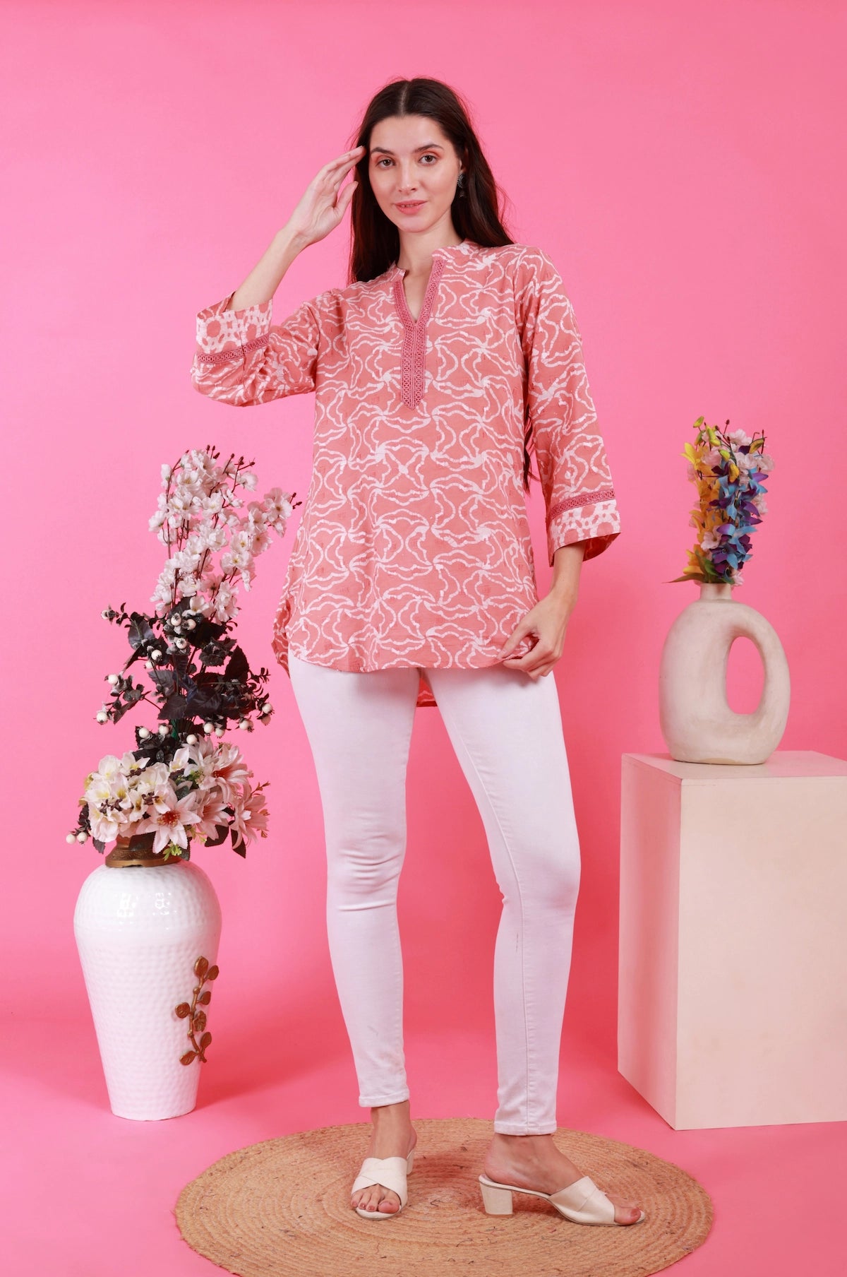 Batik With Dobby Tunic