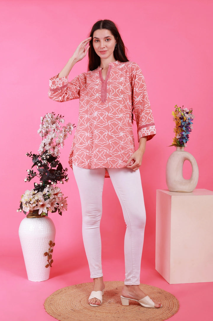 Batik With Dobby Tunic