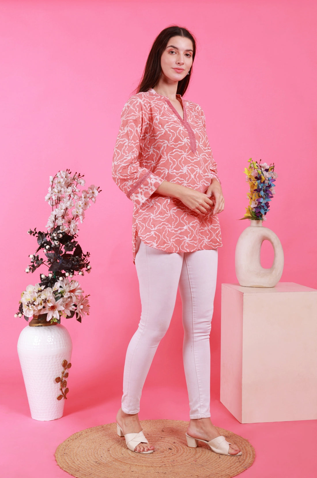 Batik With Dobby Tunic