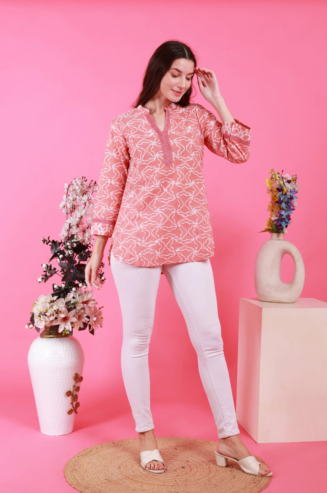 Batik With Dobby Tunic