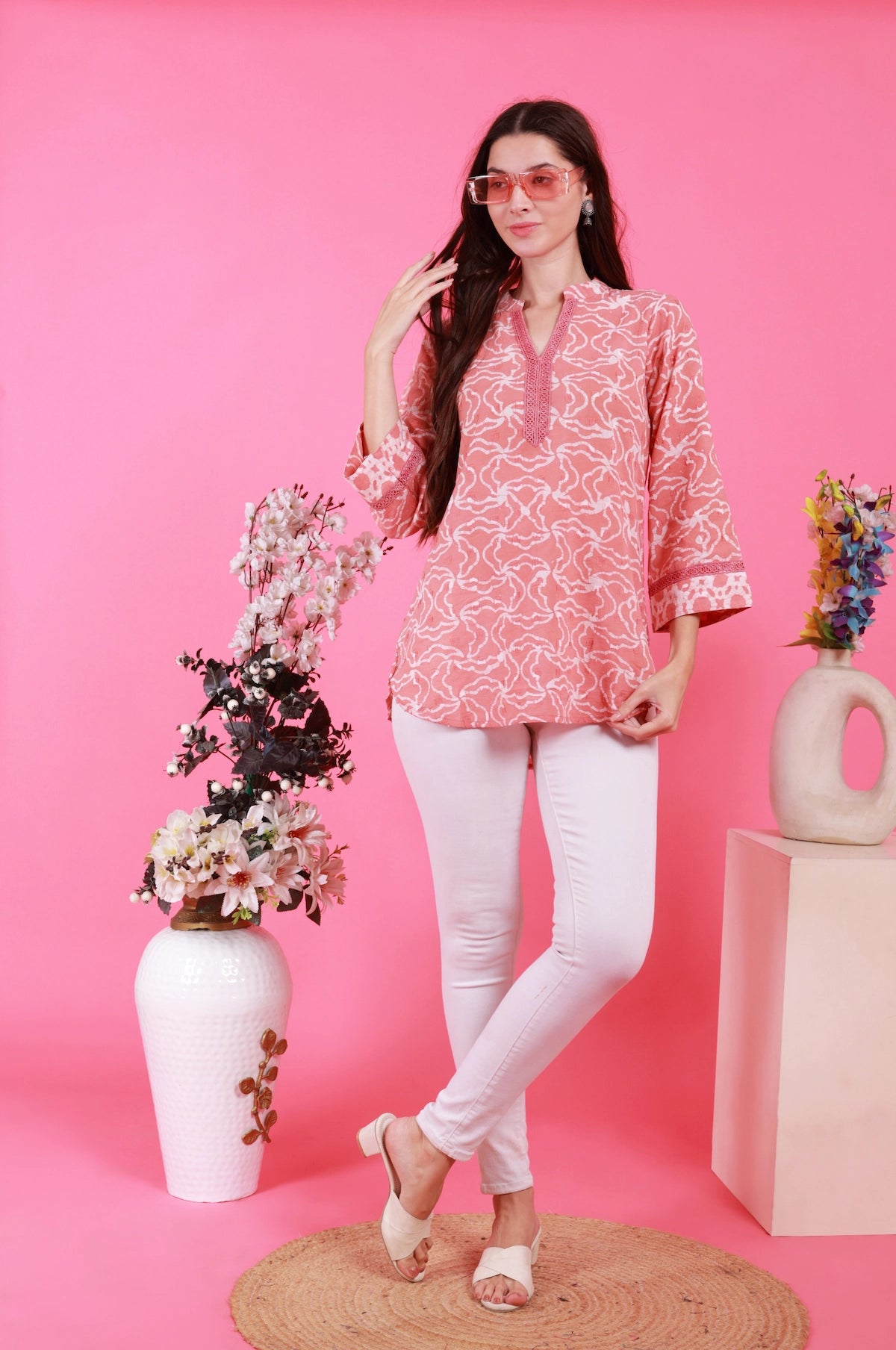 Batik With Dobby Tunic