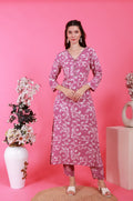 Batik Suit in Fog Lavendar