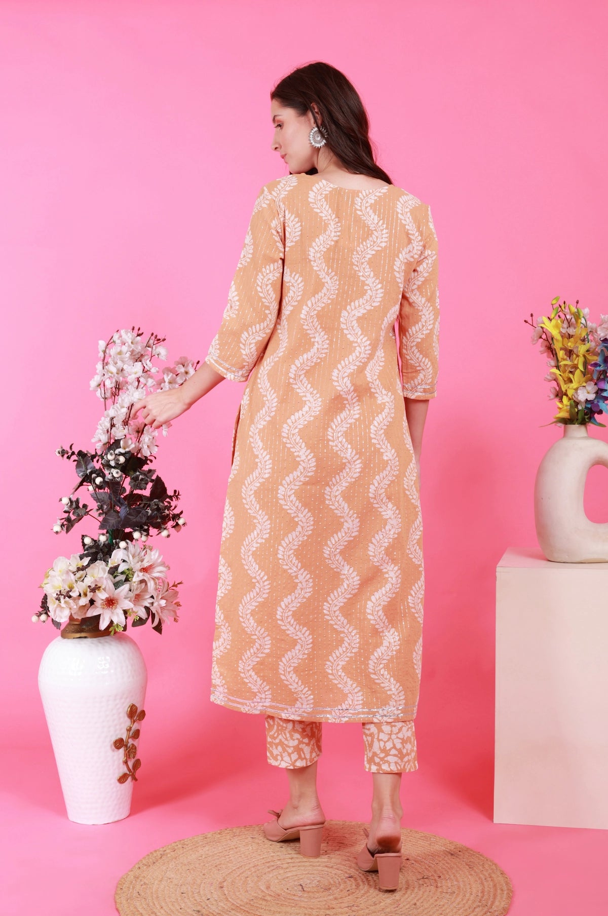 Batik Suit Set in A Dessert