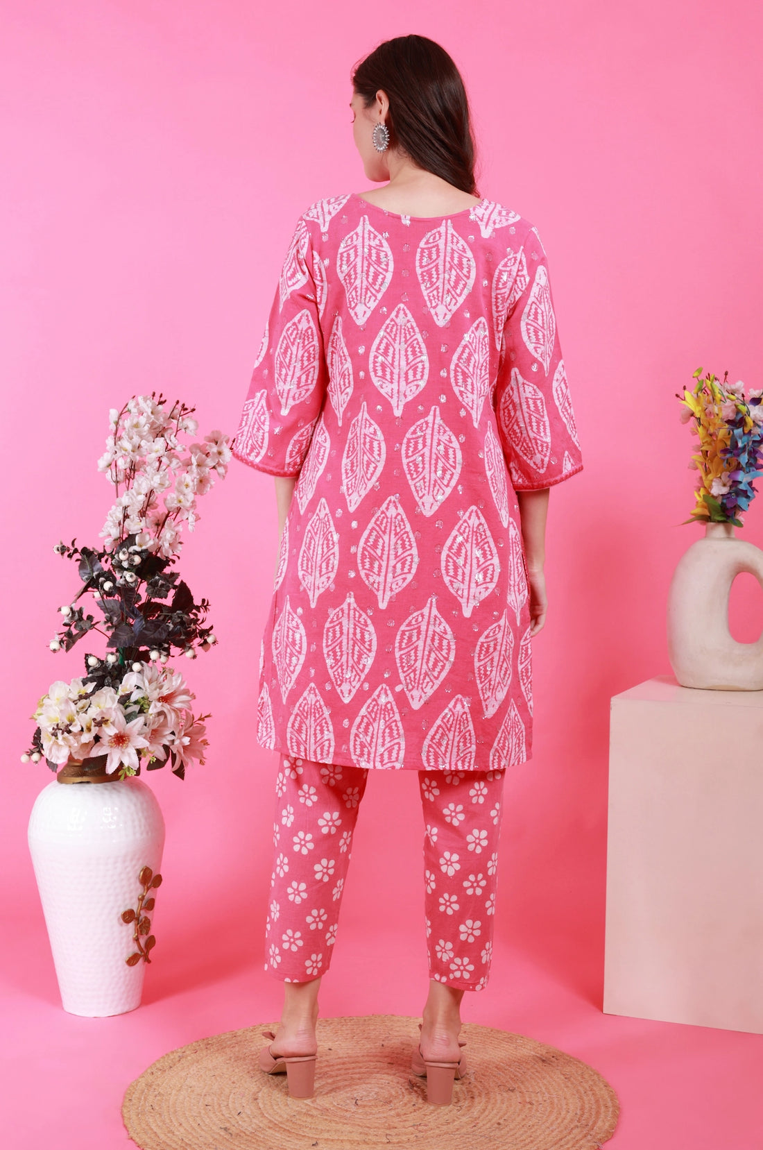 Batik Silver Petal Co-Ord Set