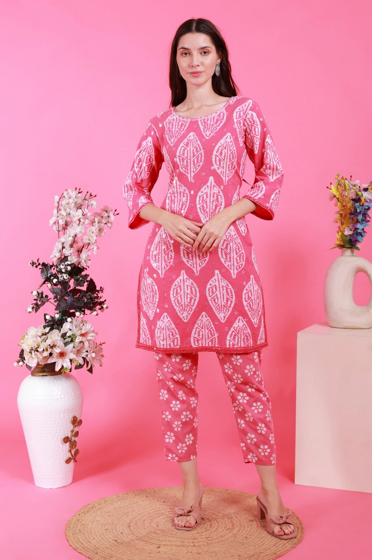 Batik Silver Petal Co-Ord Set