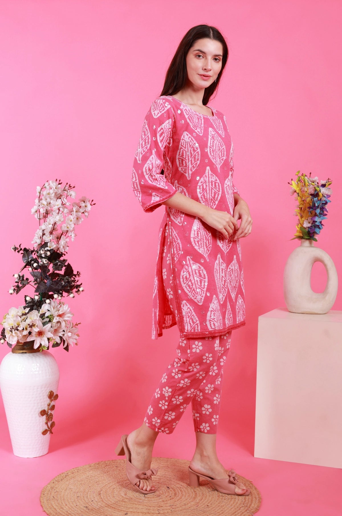 Batik Silver Petal Co-Ord Set