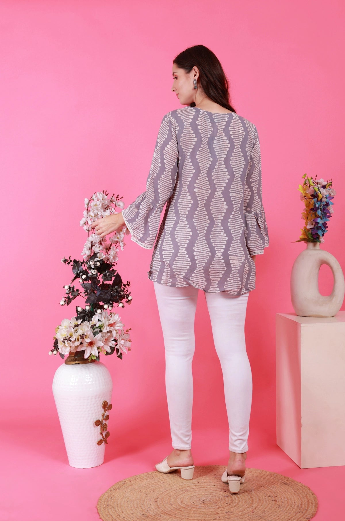 Batik Grey Sky Tunic