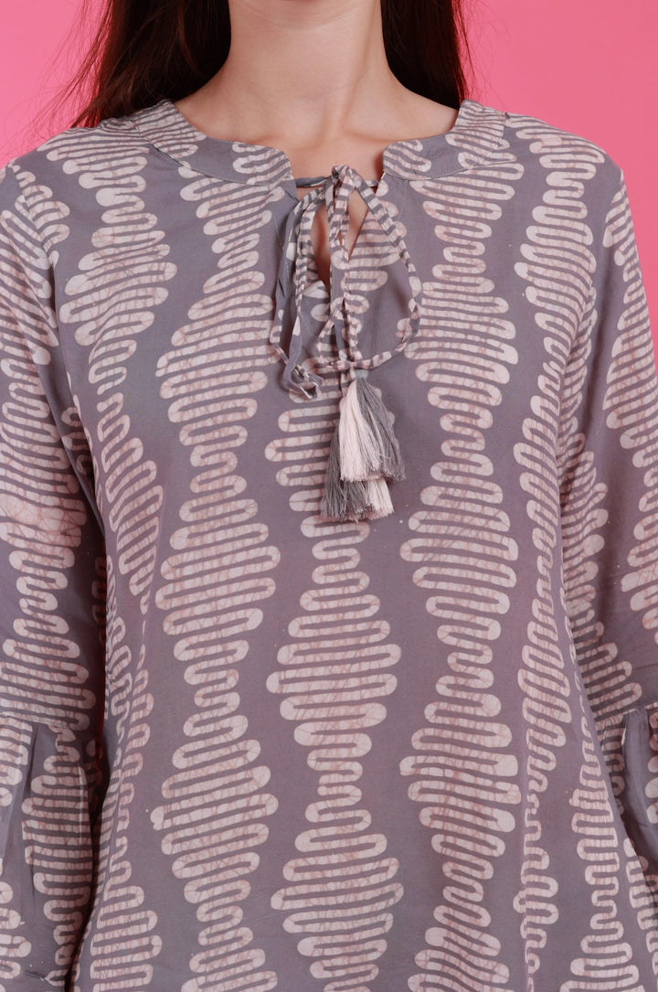 Batik Grey Sky Tunic