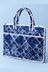 Blue Shibori Check