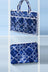 Blue Shibori Check