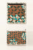 Brown Teal Leaf