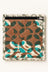 Brown Teal Leaf
