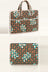 Brown Teal Leaf