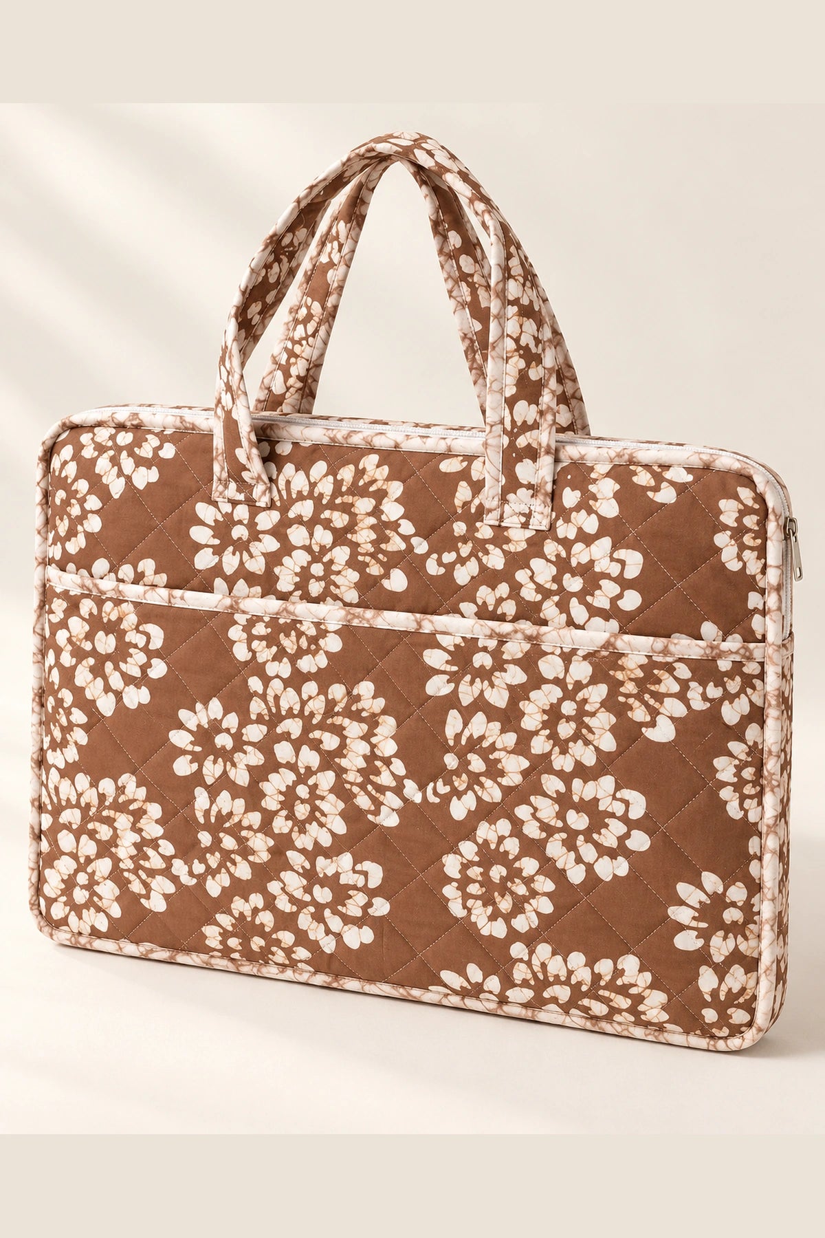 The Work Set in Brown White Floral