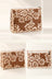Brown White Floral