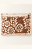 Brown White Floral