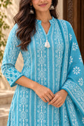 Batik Crazy In Love Suit Set - Blue